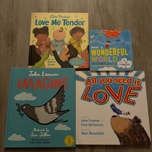 Children's Book Set with Love and Music Themes